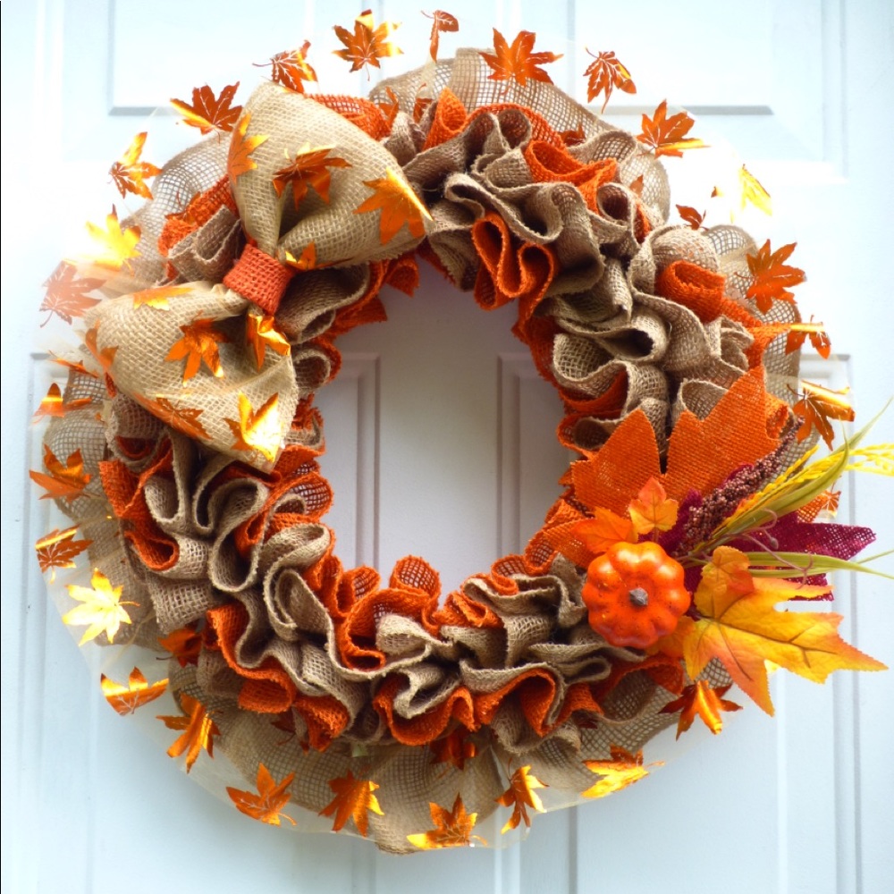 Fall Wreath for Front Door.
